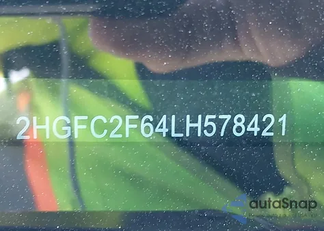 2020 Honda Civic Lx from USA, damaged, VIN 2HGFC2F64LH578421